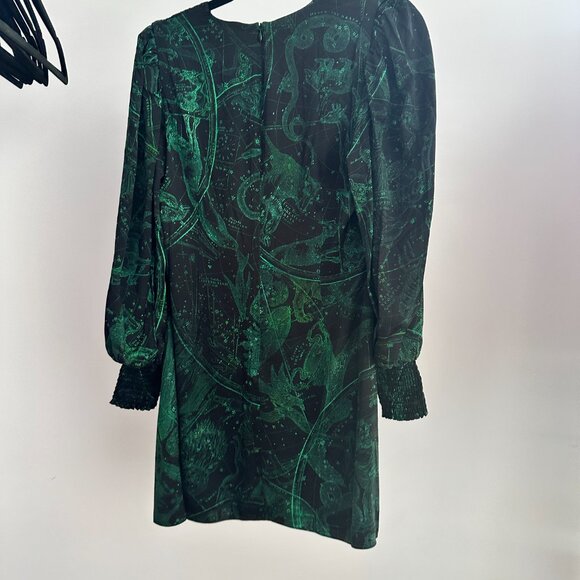 All Saints Auden Dress Jewel Green (UK color) US size 6 NWT - Picture 6 of 6